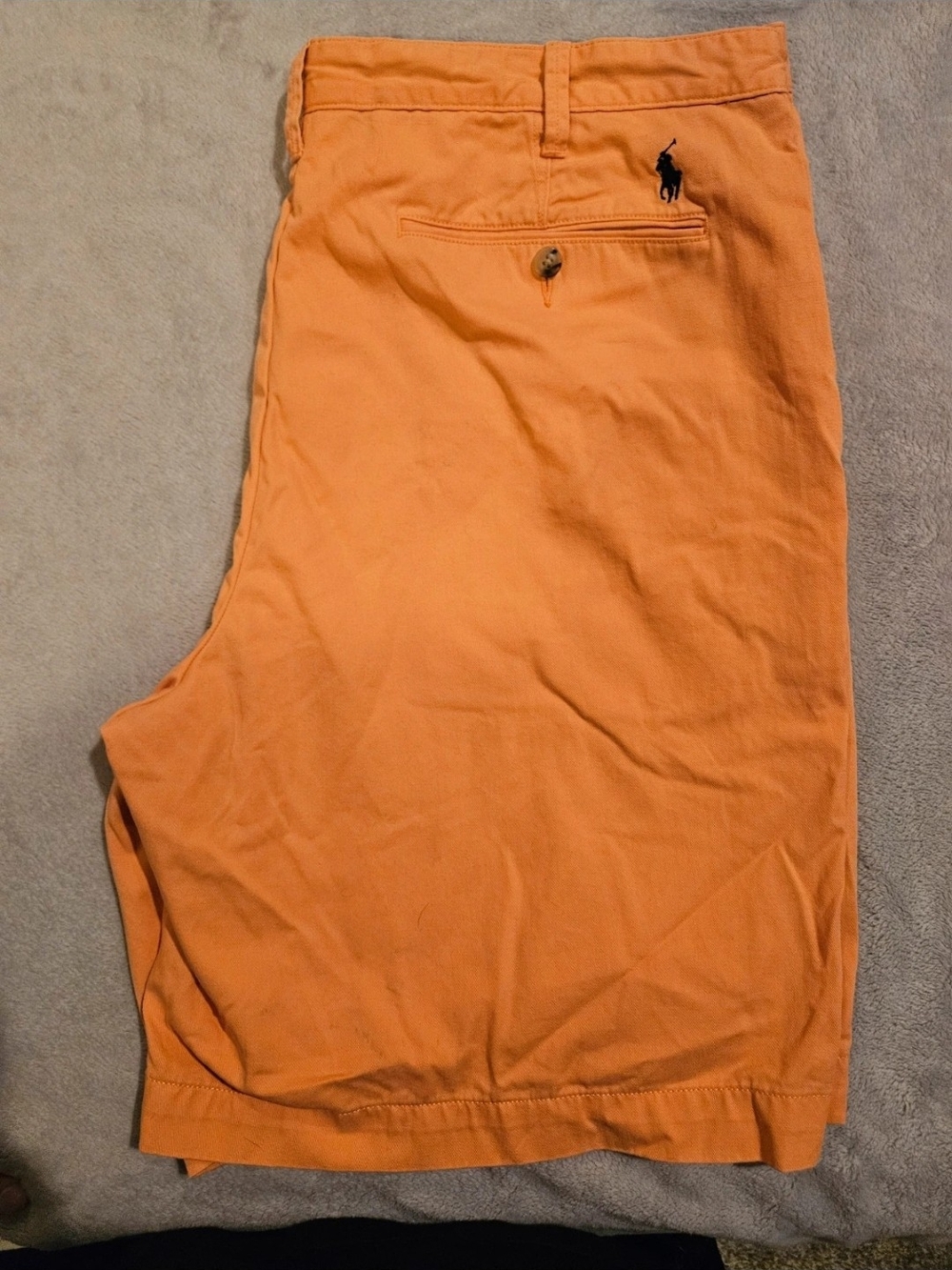 Polo by Ralph Lauren Orange Flat-Front Chino Shorts